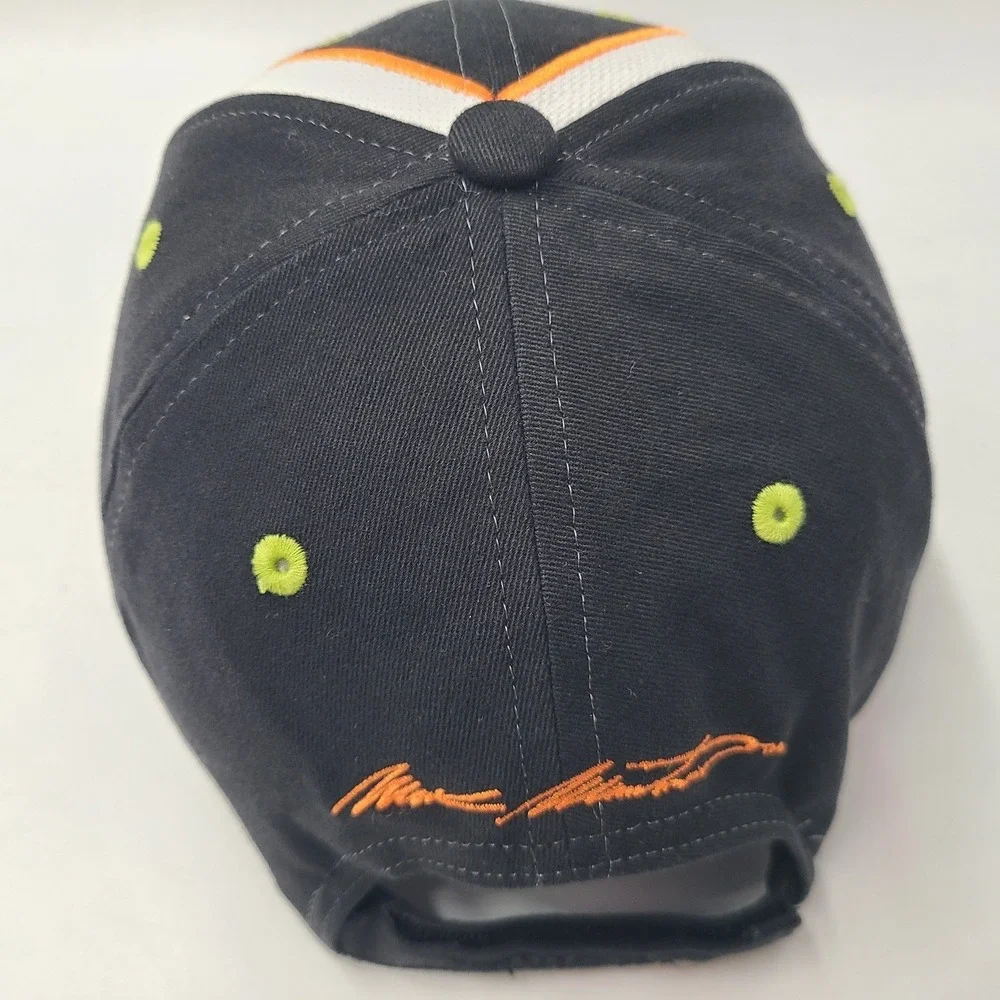 Mark Martin Hat Adjustable Chase Black NASCAR #5 Go Daddy Signed Autographed Men